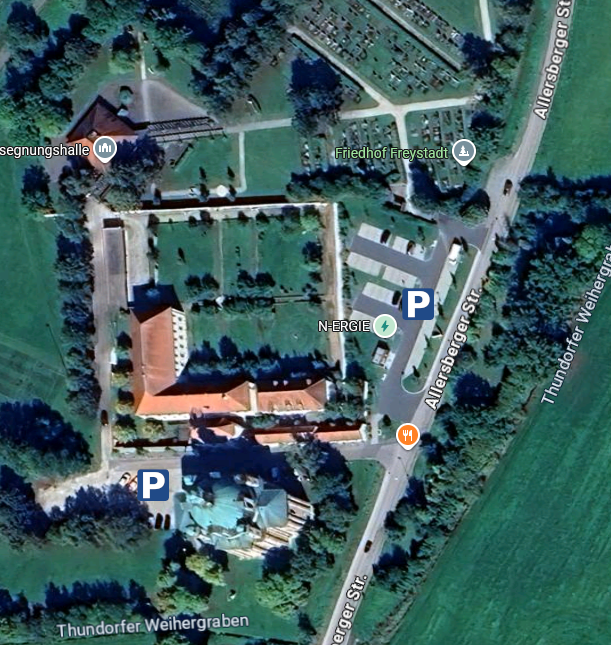 Parkmöglichkeiten am Schloss