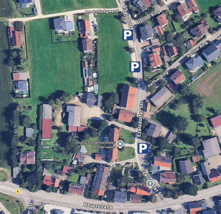 Parkmöglichkeiten am Schloss